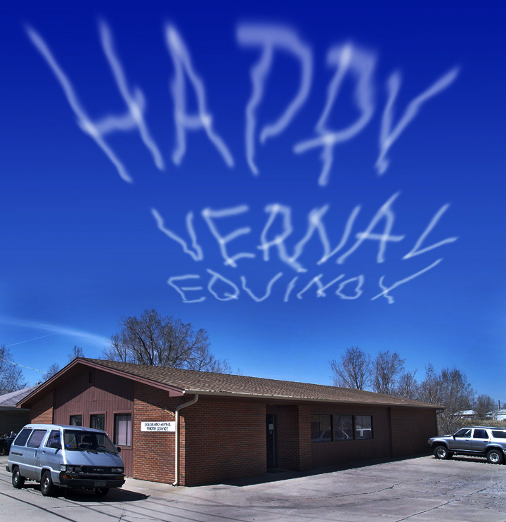 CAPS office on the vernal equinox